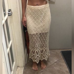 Zara knitted skirt